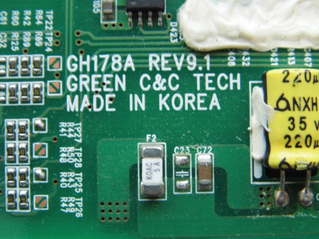 Samsung GH178A Backlight Inverter tested
